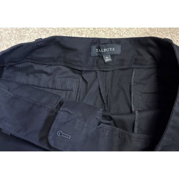 Talbots The Perfect Short Women's Size 10 Black 10” Inseam - Picture 5 of 7